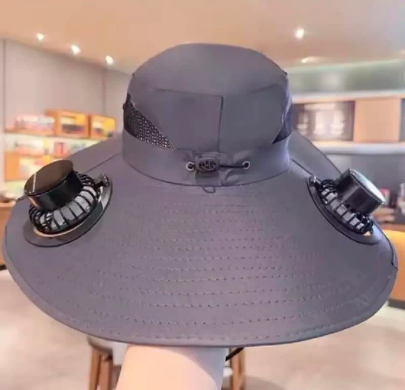 Solar Powered Fan Hats & Caps